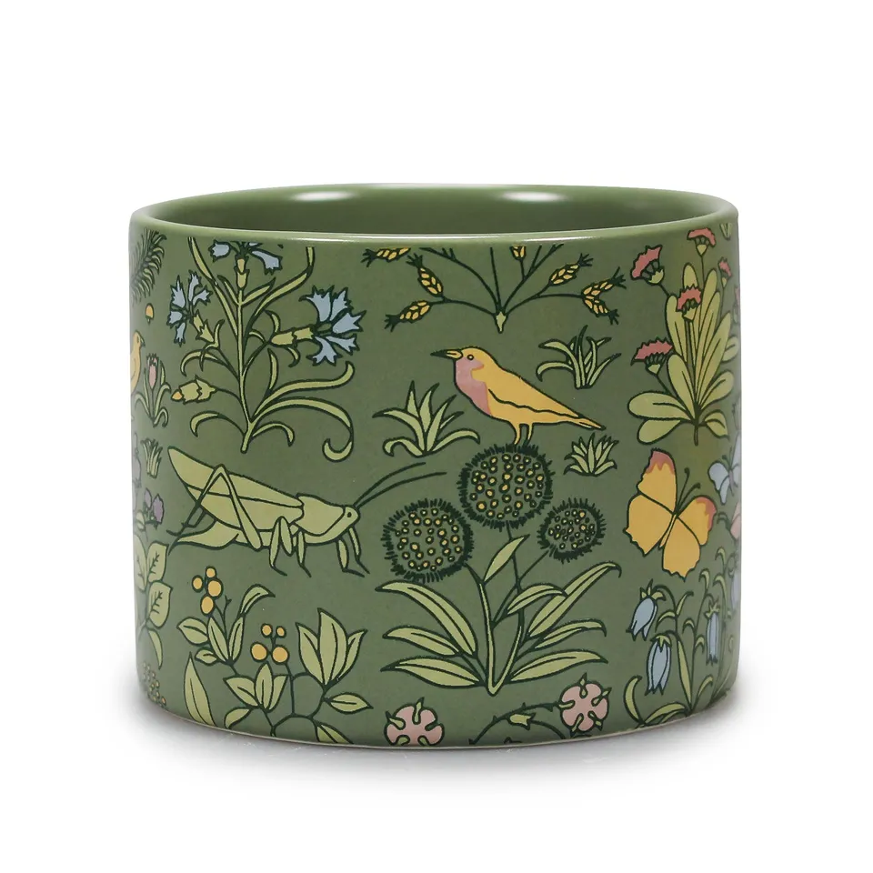 HMB Arts & Crafts Voysey pot céramique vert 6 cm