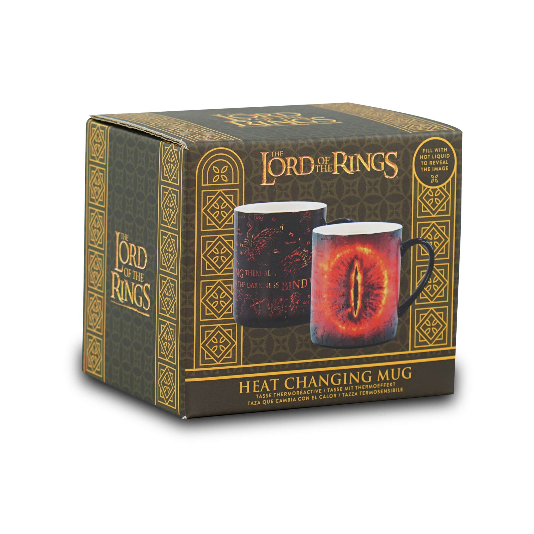 HMB Lord of the Rings Heat Changing mug 37 cl noir
