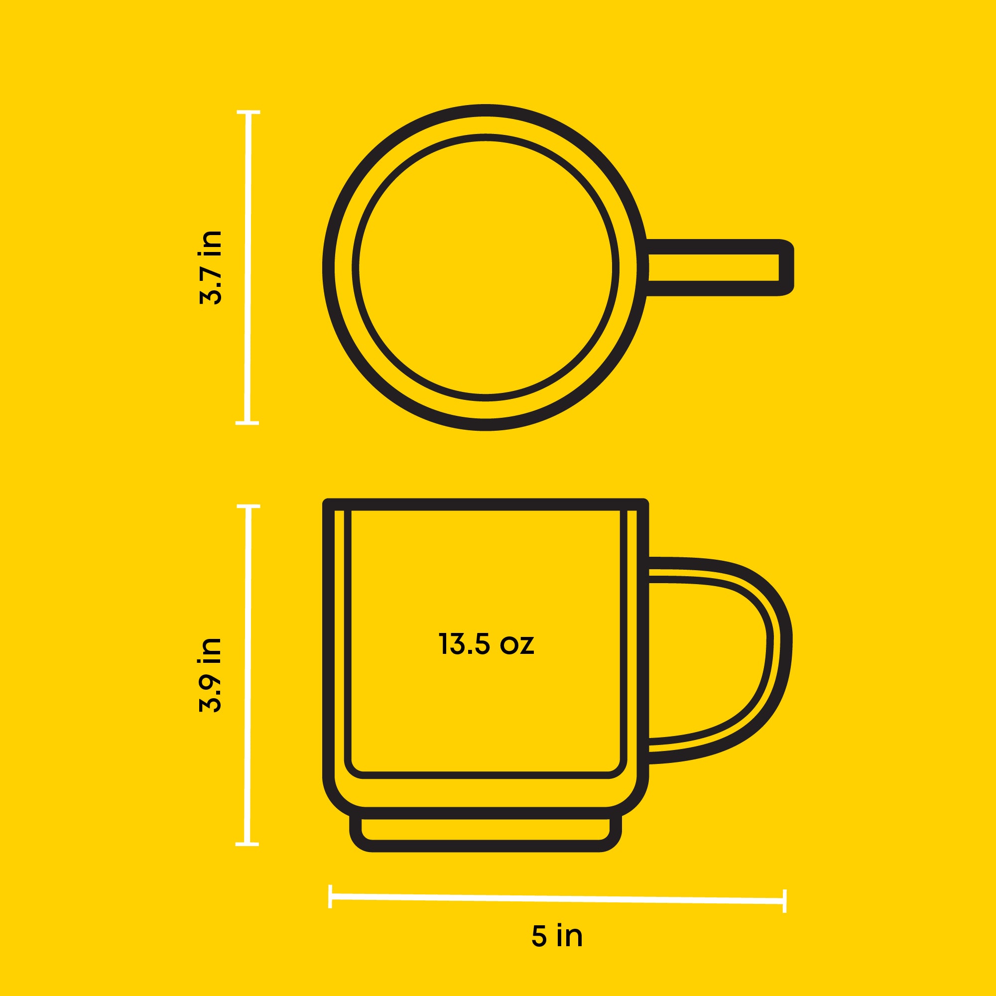 JoyJolt Haven mugs verre double paroi 2x40 cl empilables