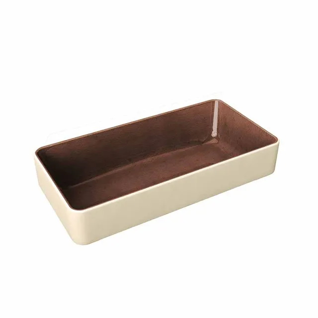 Artis Nara Brown bol rectangulaire 18 cm