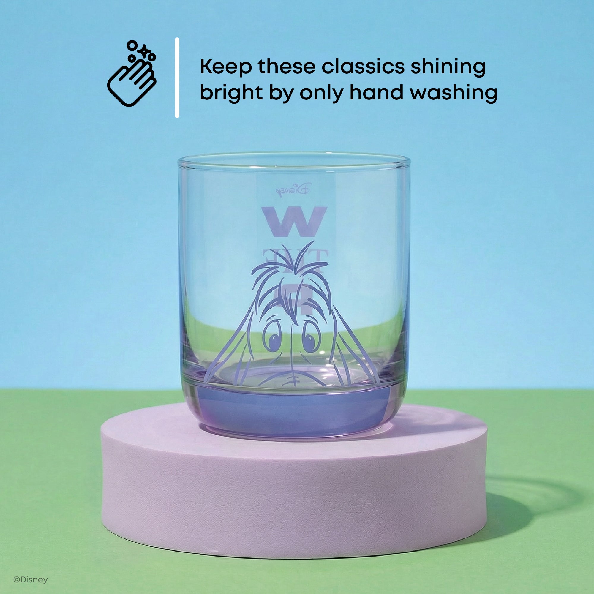 JoyJolt Winnie Peekaboo Pals verres courts lot de 4
