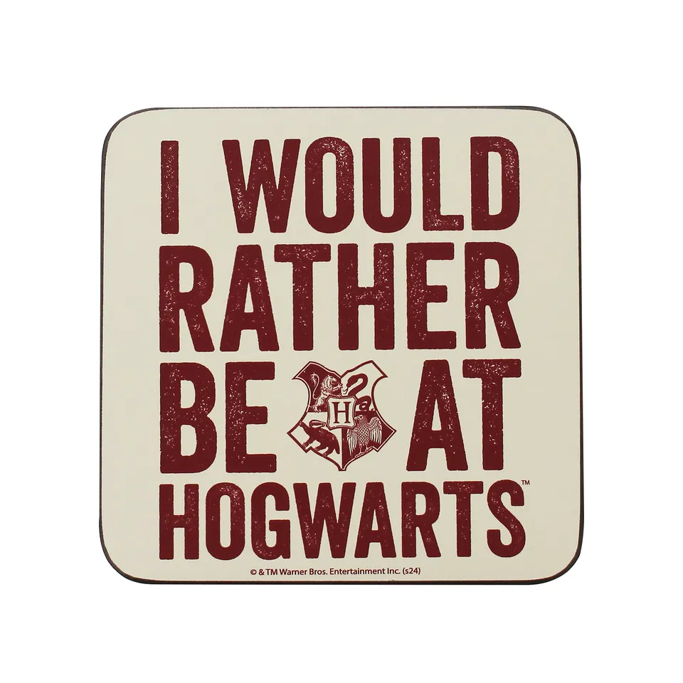 HMB Harry Potter Would Rather be at Hogwarts sous-verre liège